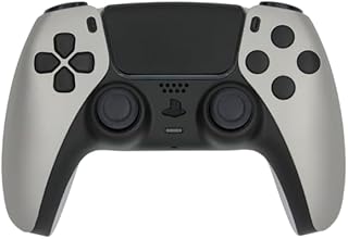 Evil Controllers PS5 Custom Controller (Galaxy Silver Metallic)