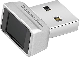 اركانيت قارئ بصمات الاصابع بمنفذ USB لنظام التشغيل ويندوز 11/10 مرحبا، جهاز امان بمستشعر 360 درجة 0.05 ثانية