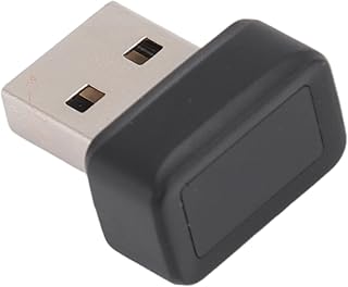 قارئ بصمة الاصبع USB صغير، دونجل بصمة الاصبع ويندوز هالو متوافق مع ويندوز 10/11، مفتاح امان بيومتري سريع 360 درجة لكلمة المرور اف ري تسجيل الدخول وتشفير الملفات