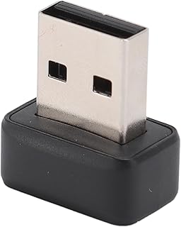 قارئ بصمات اصابع USB صغير، ماسح ضوئي لبصمات الاصابع البيومترية للكمبيوتر يدعم حتى 10 بصمات اصابع، مفتاح امان مطابق سريع 360 درجة متوافق مع ويندوز 10 11 والكمبيوتر واللاب توب