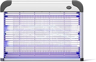 صاعق حشرات كهربائي 20 واط من سكاي-تاتش جهاز قتل البعوض والذباب الداخلي مع سلسلة للتعليق