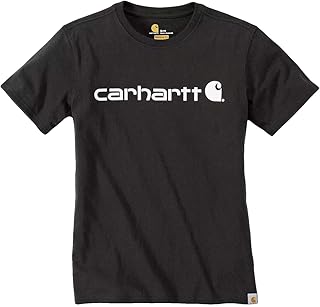 قميص قصير للنساء من Carhartt موديل WK195 مطبوع عليه شعار ملابس العمل