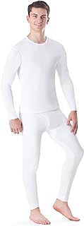 Thermal Underwear for Men, Long Johns Base Layer Set, Fleece Lined for Cold Weather Top Bottom (Light/Mid/Heavy)