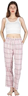 Women's 100% Cotton Super Soft Flannel Pajama/Lounge Bottoms With Pockets