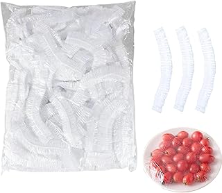 100PCS Food Covers, Fresh Keeping Bags, Food Covers Plastic Stretch, Food Storage Covers Lids Cling Film Bag for Meat, Fruit Vegetable Kitchen