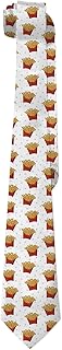 Men's Skinny Neckties Novelty Food Ties for Men Teen Boys, Funny Gifts for Office Holiday Party, One Size Neck Tie