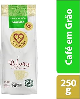 3 Corações Organic Ritual Bean Coffee, 250G