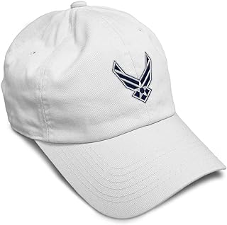 Speedy Pros Soft Baseball Cap Air Force Emblem Embroidery Insignias Cotton Dad Hats for Men & Women