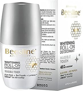 Beesline Invisible Touch Whitening Roll On Deodorant For Unisex, 50ml