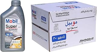 موبيل زيت محرك صناعي بالكامل 5W30 12X1L- 5w-30 زيت سيارة