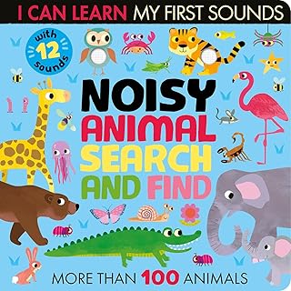 Noisy animal search and find: With 12 Sounds and More Than 100 Animals to Find