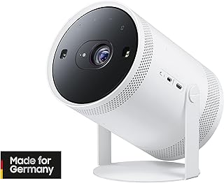 جهاز عرض سامسونج فري ستايل SP-LFF3CLAXXXE LED محمول FHD HDR10 بتصميم شامل واعداد تلقائي صوت 360 درجة 1920 x 1200 HDMI ابيض