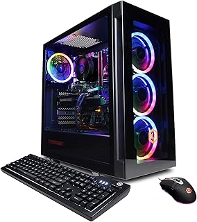 كمبيوتر العاب اكستريم في ار من سايبرباور انتل كور i7 12700F 2.1GHz جيفورس RTX 3060 12GB 16GB DDR4 1TB ذاكرة مستديمة SSD واي فاي وويندوز 11 هوم GXiVR8040A12 اسود ويندوز Home