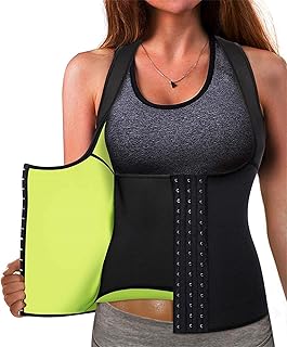 Best Neoprene Waist Trainer Corset Sweat Vest Weight Loss Body Shaper Workout Tank Tops Women