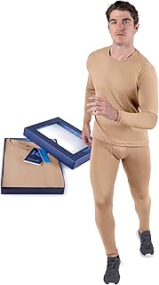 Kickoff Long Johns Thermal Underwear Pajamas Lightweight Base Layer Set l Moisture-Wicking Soft Snug & Cozy l Easy Care