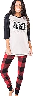 Lazyone Women's Soft Casual Pajama Leggings and Tall Tee Sets With Cute Fun Prints, Cute Women's Pajama Sets