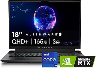 الينوير لابتوب العاب M18 R2 - 18 QHD+ 165Hz 3ms، انتل كور i9-14900HX، 32GB DDR5 RAM، 1TB SSD، انفيديا جيفورس RTX 4080 12GB GDDR6، ويندوز 11 هوم، خدمة في الموقع - قمر معدني داكن