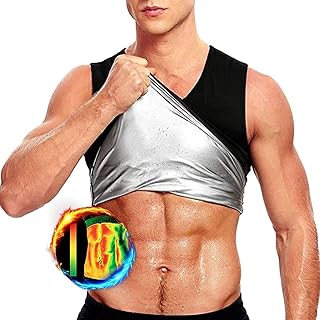 Men's Neoprene Sauna Vest Waist Trainer Corset Vest for Weight Loss Body Shaper Slimming Vest Hot Sweat