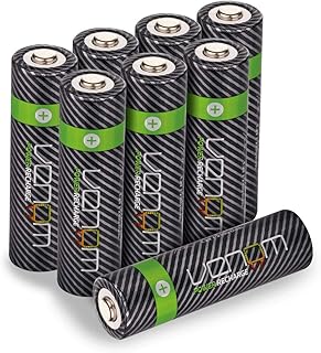 بطاريات قابلة لاعادة الشحن من النوع ايه فينوم - بطارية ان اي- ام اتش 2100 mAh بقدرة 1.2 فولت سعة كبيرة عبوة 8 NiMh