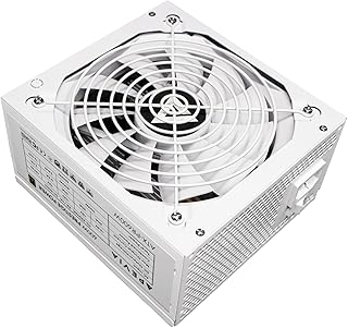 ابيفيا مزود طاقة ATX-PR600W-WH بريستيج 600 واط معتمد من 80+ جولد، متوافق مع توجيه الحد من المواد الخطرة، مزود طاقة نشط PFC ATX للالعاب، ابيض