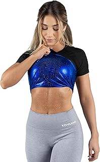 Kewlioo Women's Heat Trapping Sauna Shirt - Sweat Vest Compression Shapewear - Sauna Suit Top - Sweat More & Look Great