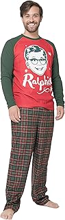 Christmas Story Mens Ralphie Plaid Pajama Set