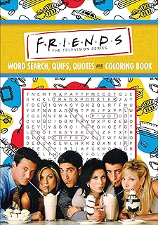 Friends Word Search, Quips, Quotes, and Coloring Book