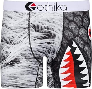 Ethika Mens Mid Boxer Briefs | Bomber Abominable