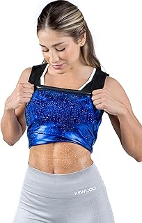 Kewlioo Women's Heat Trapping Pullover Sweat Enhancing Vest - Comfortable Sauna Suit Shirt Vest - for Women Gym Workout Yoga