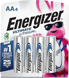 انرجايزر انرجايزر Ultimate Lithium AA Batteries, 4 Pack بطاريات ليثيوم