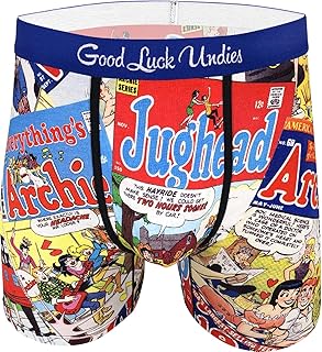 Good Luck Undies Men's Archie Comics Boxer Brief Underwear