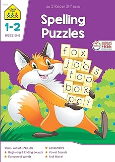 School Zone - Spelling Puzzles Workbook