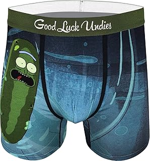 Good Luck Undies Men's Rick and Morty Boxer Brief Underwear