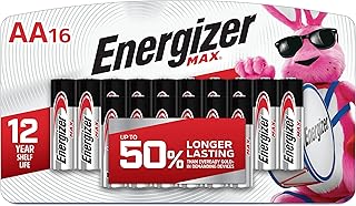 Energizer Alkaline Battery, AA, 16/PK